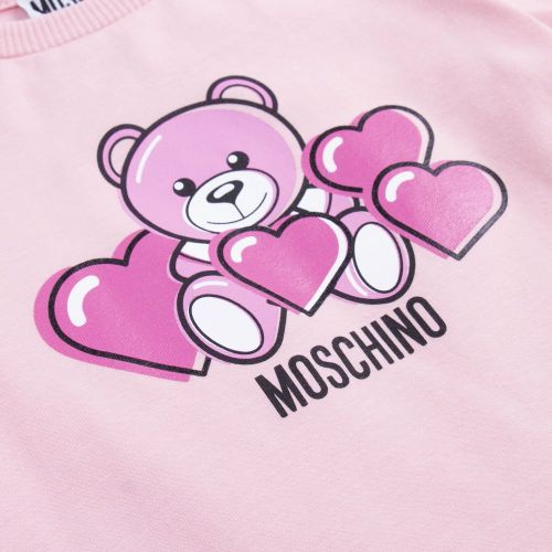 Baby Sugar Rose Heart Frill Dress 82035 by Moschino from Hurleys