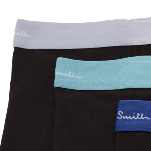 Mens Black 3 Pack Trunks 28722 by PS Paul Smith from Hurleys