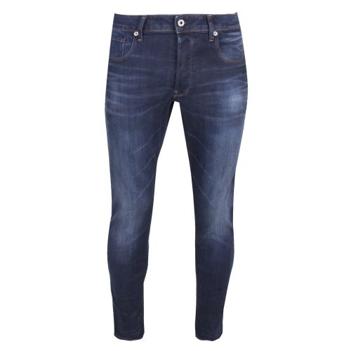 Mens Dark Aged 3301 Slim Fit Jeans 35054 by G Star from Hurleys