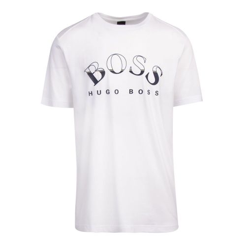 Athleisure Mens White Tee 1 S/s T Shirt 81165 by BOSS from Hurleys