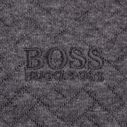 Mens Medium Grey Loungewear Quilted Crew Sweatshirt 68340 by BOSS from Hurleys