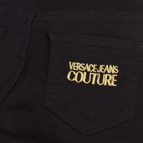 Womens Black Branded Skinny Fit Jeans 43751 by Versace Jeans Couture from Hurleys