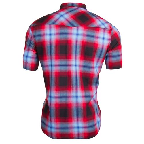 Mens Red S-East Check S/s Shirt 10612 by Diesel from Hurleys