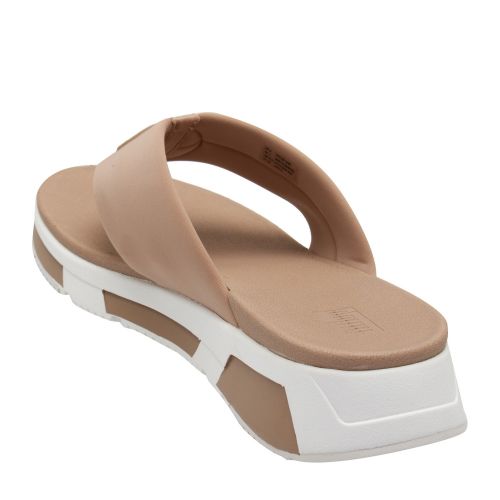 Womens Blush Sporty Logo Toe Post Sandals 59602 by FitFlop from Hurleys