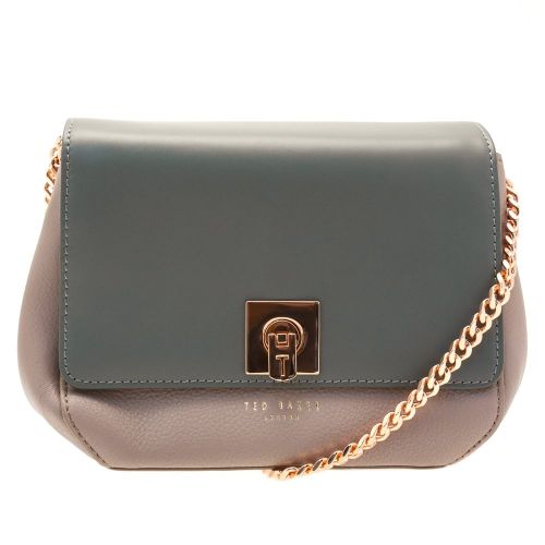 Womens Gunmetal Chelsee Colour Block Trapeze Small Cross Body Bag 63037 by Ted Baker from Hurleys