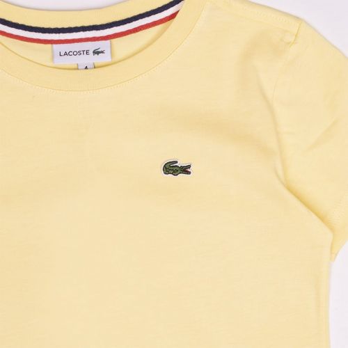 Boys Napolitan Yellow Classic S/s T Shirt 104912 by Lacoste from Hurleys