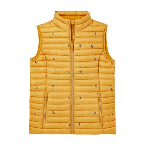 Womens Gold Bee Snug Padded Gilet 99255 by Joules from Hurleys