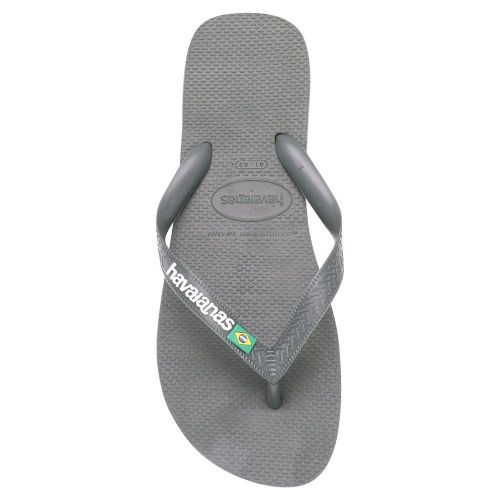 Mens Green Olive Basic Logo Flip Flops 106941 by Havaianas from Hurleys
