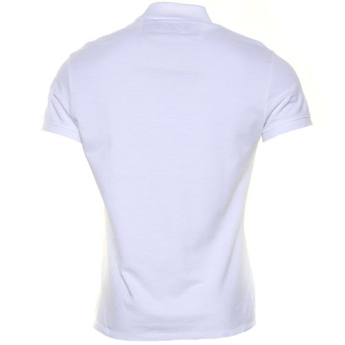 Mens White Muscle Fit S/s Polo Shirt 66350 by Armani Jeans from Hurleys