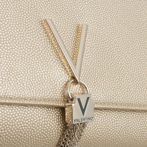 Womens Gold Divina Tassel Clutch Bag 46044 by Valentino from Hurleys