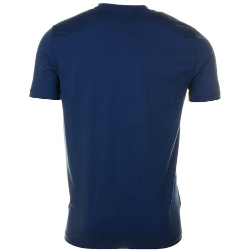 Mens Service Blue Classic Crew S/s Tee Shirt 60158 by Fred Perry from Hurleys