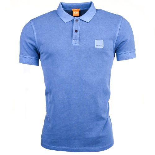 Mens Navy Pascha S/s Polo Shirt 67206 by BOSS from Hurleys