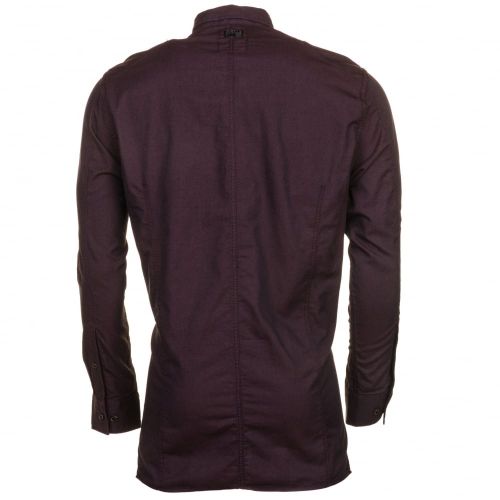 Mens Dark Bordeaux Powell L/s Shirt 64105 by G Star from Hurleys
