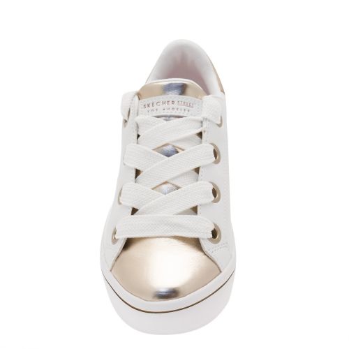 Womens White/Rose Gold Hi-Lites Medal Toes 31745 by Skechers from Hurleys