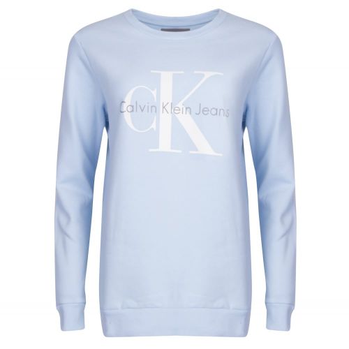 Womens Chambray Blue True Icon Sweat Top 20625 by Calvin Klein from Hurleys