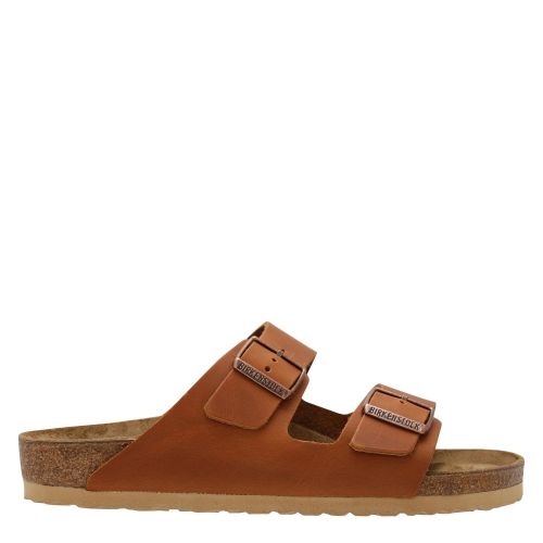 Mens Antique Cognac Arizona Smooth Leather Sandals 59958 by Birkenstock from Hurleys