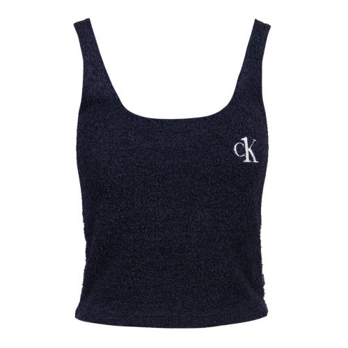 Womens Blue Shadow One Plush Tank Top 97979 by Calvin Klein from Hurleys