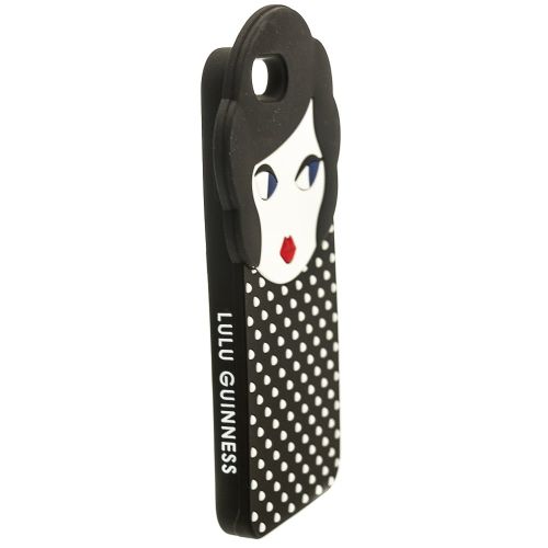 Womens Black & White Doll Face Iphone 6 Case 70024 by Lulu Guinness from Hurleys