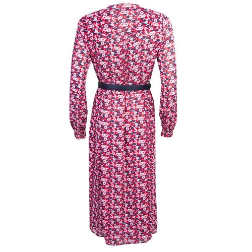 Womens Begonia And Navy Carnation Belted Dress 20330 by Michael Kors from Hurleys