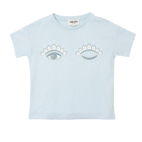 Girls Pale Blue Icon Eye S/s T Shirt 102590 by Kenzo from Hurleys