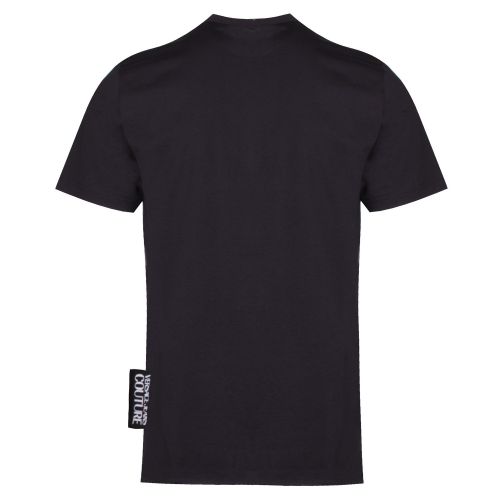Mens Black Foil Couture Logo Slim Fit S/s T Shirt 51256 by Versace Jeans Couture from Hurleys