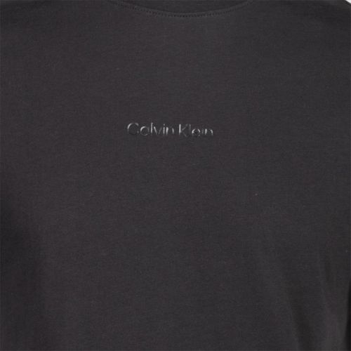 Mens Black Tonal Logo Tape S/s T Shirt 102896 by Calvin Klein from Hurleys