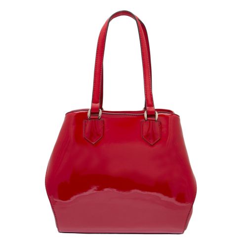 Womens Red Winter Pascal Patent Tote Bag 46128 by Valentino from Hurleys