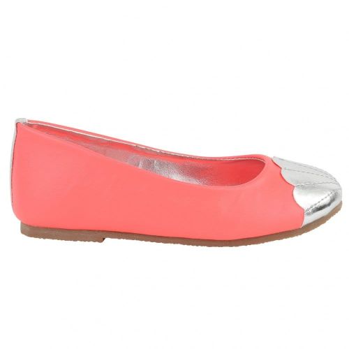 Girls Pink Scalloped Ballet Pumps 32996 by Billieblush from Hurleys