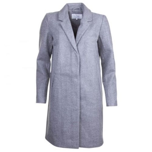 Womens Grey Vicamdon Coat 11243 by Vila from Hurleys