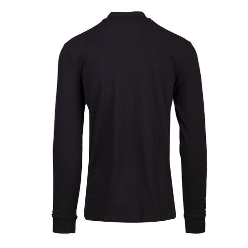 Mens Black Deresolo L/s Polo Shirt 101043 by HUGO from Hurleys