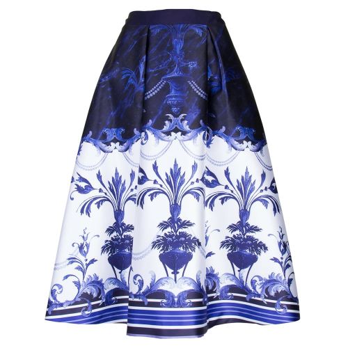 Womens Dark Blue Hunah Persian Blue Full Skirt 71636 by Ted Baker from Hurleys