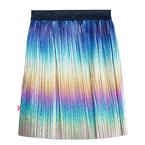 Girls Multicoloured Iridescent Pleated Skirt 93310 by Billieblush from Hurleys