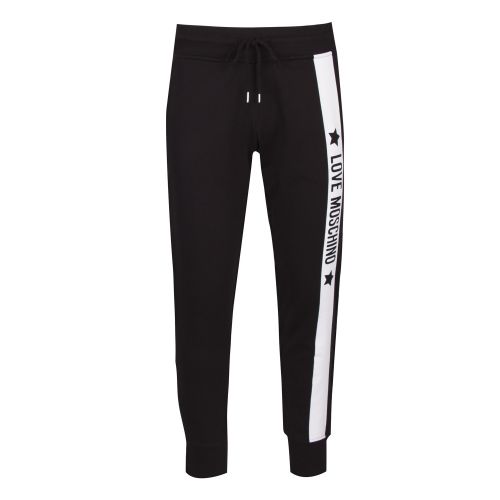 Mens Black Logo Trim Sweat Pants 43105 by Love Moschino from Hurleys