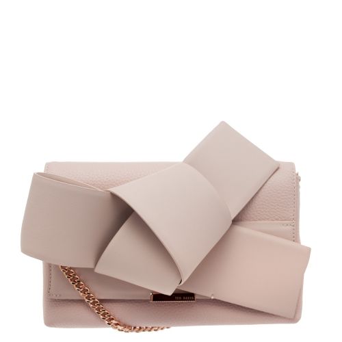 Womens Nude Pink Agentah Knot Bow Clutch 25736 by Ted Baker from Hurleys