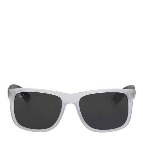Transparent RB4165 Justin Rubber Sunglasses 108480 by Ray-Ban from Hurleys