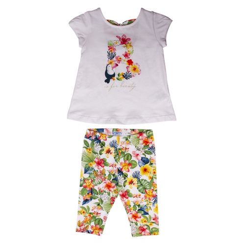 Infant Geranium Tropical T Shirt & Leggings Set 40108 by Mayoral from Hurleys