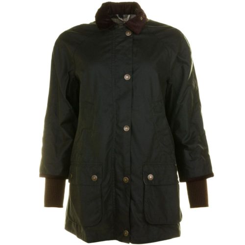 Heritage Womens Sage Rain Bedale Waxed Jacket 64526 by Barbour from Hurleys