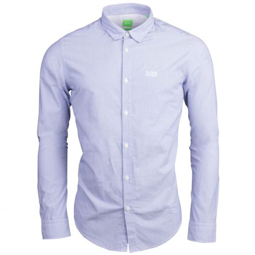 Green Mens Medium Blue C-Buster L/s Shirt 25207 by BOSS from Hurleys