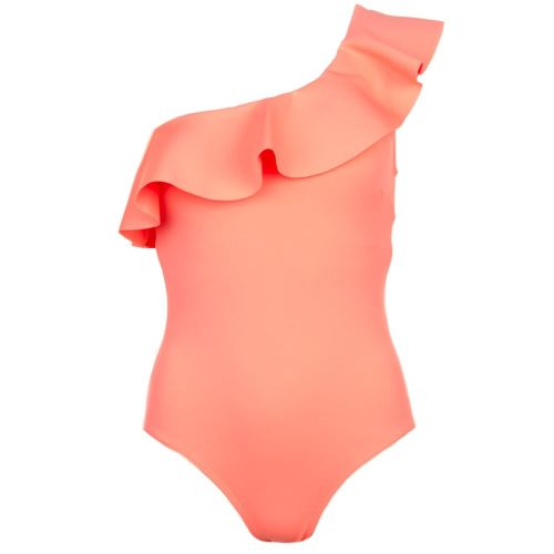 Womens Coral Frillay Ruffle Swimsuit 9064 by Ted Baker from Hurleys