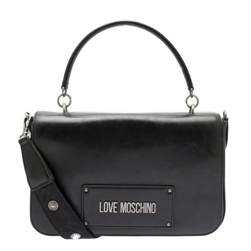 Womens Black Top Handle Crossbody Bag 41295 by Love Moschino from Hurleys