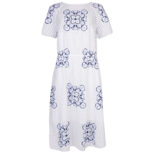 Casual Womens White Emare Lace Dress 22228 by BOSS from Hurleys