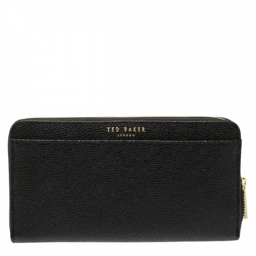 Womens Black Aine Bow Zip Around Matinee Purse 40408 by Ted Baker from Hurleys