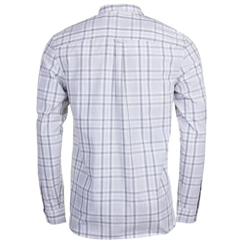 Mens Light Grey Marl Check L/s Shirt 8774 by Lyle & Scott from Hurleys