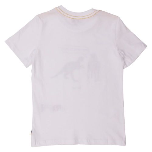 Boys White Nay S/s Tee Shirt 70609 by Paul Smith Junior from Hurleys