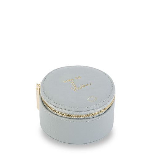 Womens Grey Shine Circle Jewellery Box 84389 by Katie Loxton from Hurleys