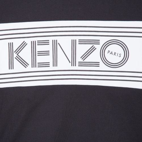 Boys Black Logo Tape Tracksuit 30794 by Kenzo from Hurleys