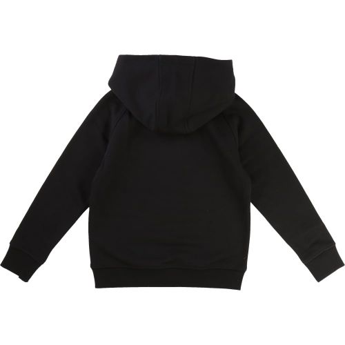 Boys Black Branded Hooded Sweat Top 13286 by BOSS from Hurleys