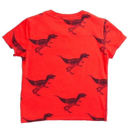 Boys Fire Red Narik S/s Tee Shirt 70623 by Paul Smith Junior from Hurleys