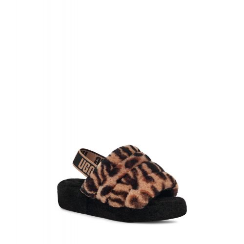 Womens Butterscotch UGG Slippers Fluff Yeah Animalia Slides 106062 by UGG from Hurleys