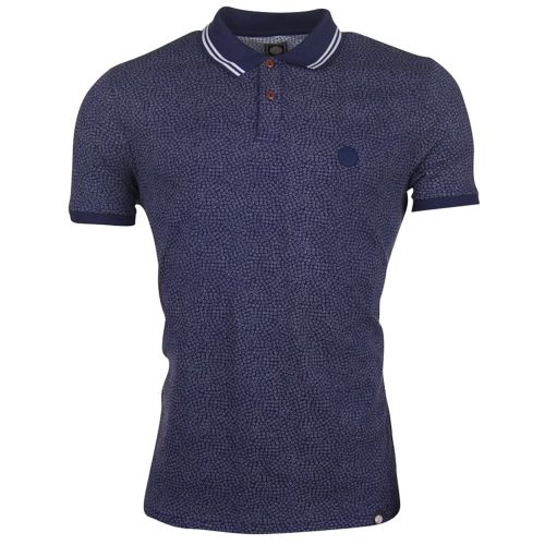 Mens Navy Mayflower S/s Polo Shirt 72414 by Pretty Green from Hurleys